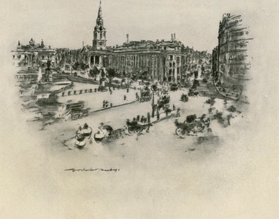 Trafalgar Square by Mortimer Ludington Menpes